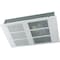 King Electric Lpw Ceiling Heater 208V 4000W W/Tp Heat/Fan/Off Disconnect Switch - White LPW2040C-W - alternate 1